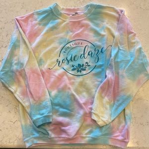 NWOT Rosie Daze tie dye corded crew *RARE*